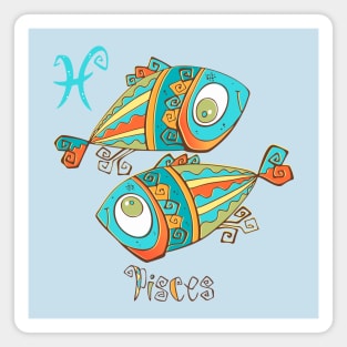 Pisces zodiac children Magnet